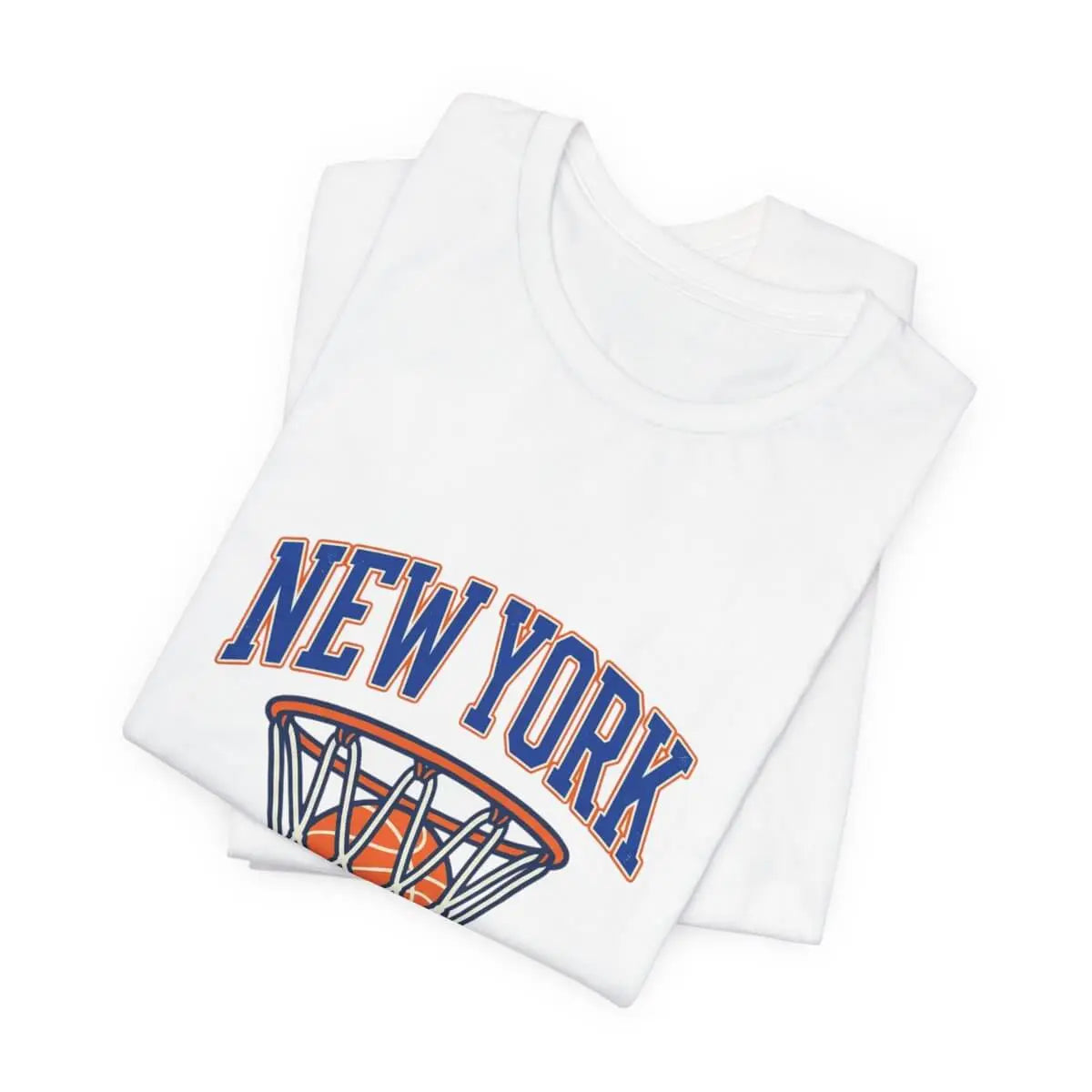 New York Basketball Hoop Tee | Vintage 80s-90s Streetwear, Five Boroughs Fan Shirt SYNC