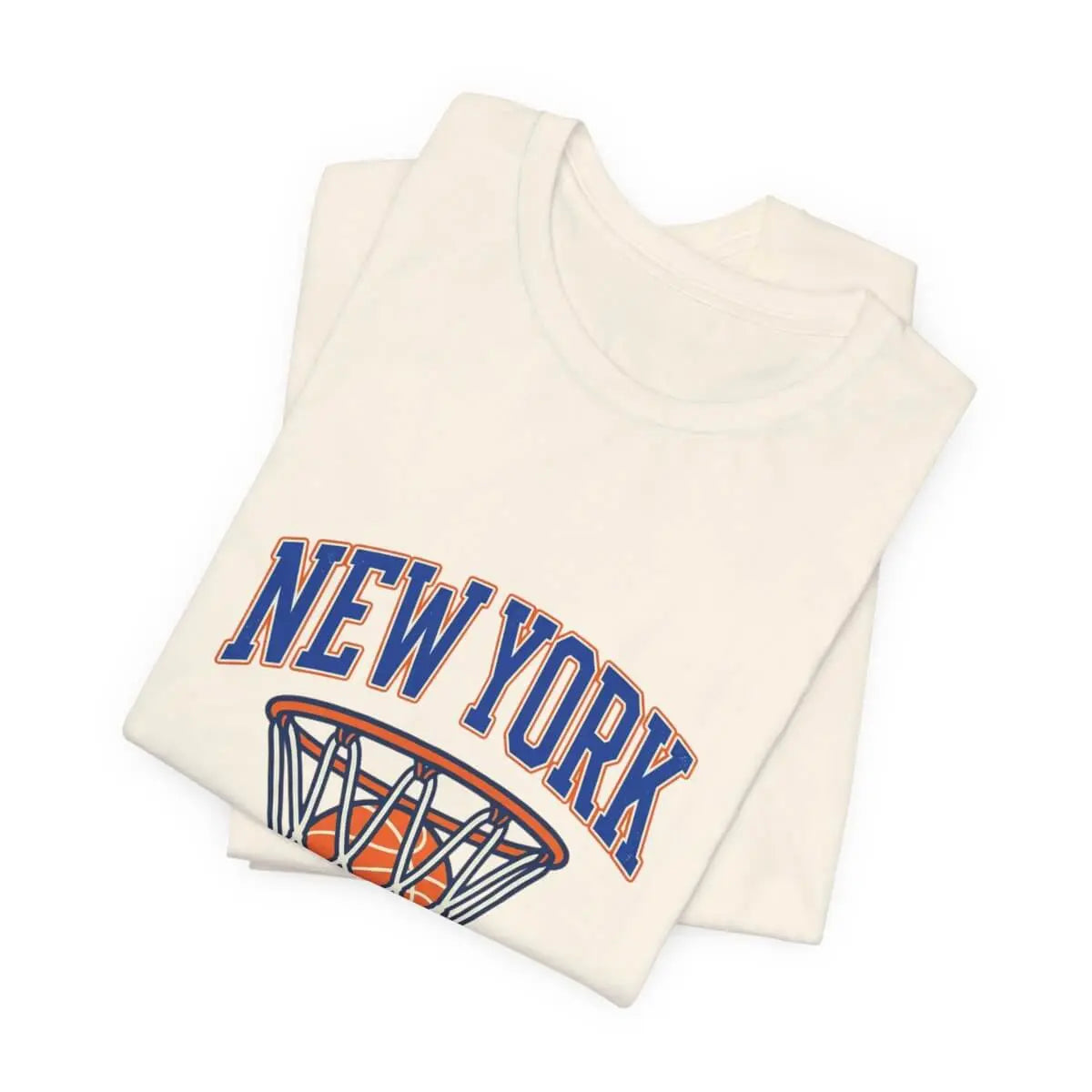 New York Basketball Hoop Tee | Vintage 80s-90s Streetwear, Five Boroughs Fan Shirt SYNC