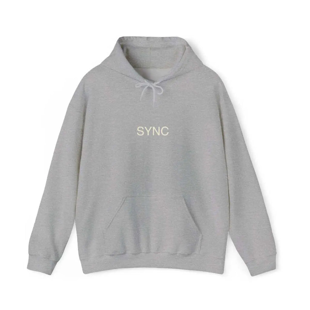 SYNC minimalist hoodie | cream pullover sweatshirt SYNC