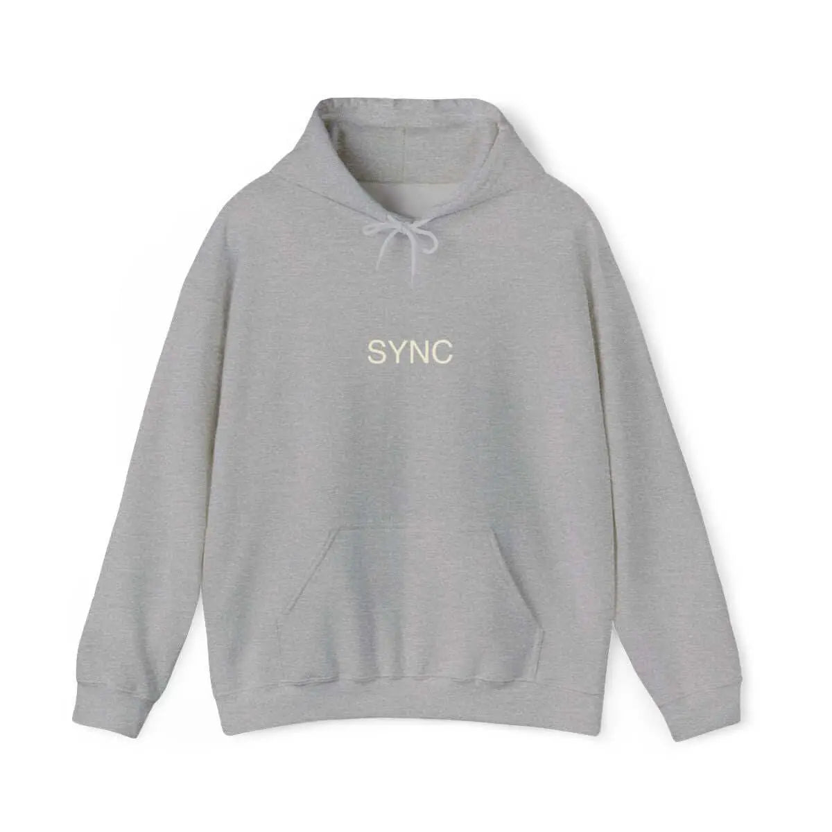 SYNC minimalist hoodie | cream pullover sweatshirt SYNC